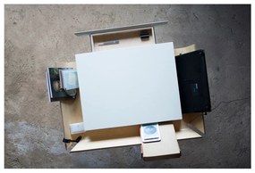 My Writing Desk fehér íróasztal 1 fiókkal - EMKO