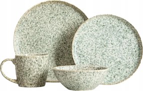 Tarma étkészlet 16el. zöld 4 személyes Homla