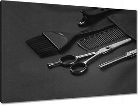 Vászonkép 90x60 Barber eszközök