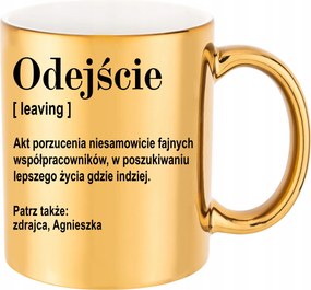 Arany Bögre Búcsú A Kolléganő Távozása Ajándékba Név