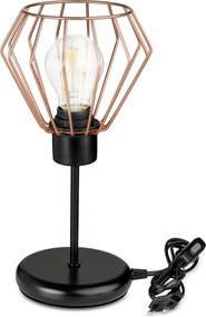 Éjjeli lámpa Loft asztali lámpa led E27 vezeték