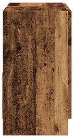 antik fa színű szerelt fa mosdószekrény 63 x 30 x 54 cm
