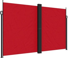vidaXL piros behúzható oldalsó napellenző 200 x 600 cm
