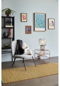 Barna asztali lámpa üveg búrával (magasság 42 cm) Pirum – Hübsch