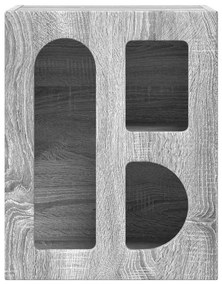 vidaXL Éjjeli asztal 2 pcs Szürke Sonoma 40 x 35 x 50 cm Faanyag