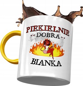 Sárga Bögre Bianka Feleség Barátnő Nyomtatott Fotóval