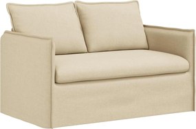 vidaXL Kanapé Krém 136 x 82 x 85 cm szövet