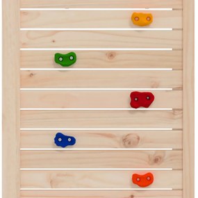 tömör fenyőfa kültéri játszószett 52,5 x 110,5 x 214 cm