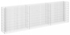 horganyzott acél gabion magaságyás 270 x 30 x 90 cm