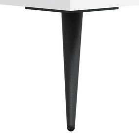 fehér szerelt fa TV-szekrény 102 x 36 x 50 cm