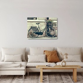 Kép - Vintage kör virágokkal (üvegen) (70x50 cm)