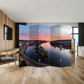 Paraván - Az éjszakai Prága (210x170 cm)