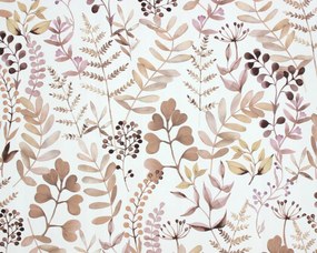 Vinyl tapéta flizelin apró virágok levelek növényi motívum