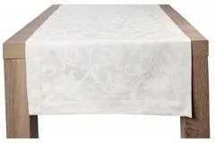 Asztali futó fehér 48x150