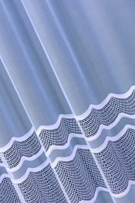 Mg Függöny jacquard 34150 Fehér 250x160 cm készre szerelve M szalaggal