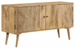 tömör mangófa tálalószekrény 110 x 30 x 60 cm