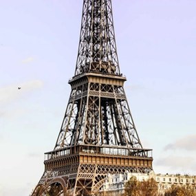 Gario Paraván Eiffel-torony az égbolton háttérben Méret: 180 x 170 cm, Kivitelezés: Klasszikus paraván