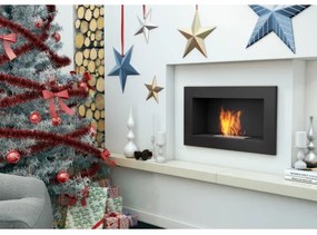 Beépíthető BIO kandalló GOLF 37,4x64,8 cm, 1 kW, fekete