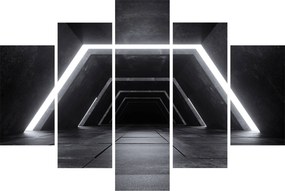 Kép - Futurisztikus alagút (150x105 cm)