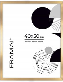 Hen Z arany képkeret 40x50 cm