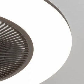 Brilagi - LED Dimmelhető lámpa ventilátorral AURA LED/38W/230V fekete + távirányító