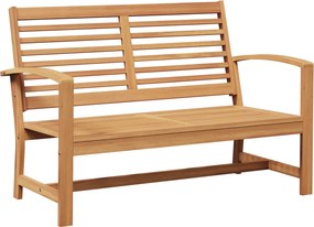 vidaXL pad Barna 110 x 65 x 76,5 cm Tömör Teakfa