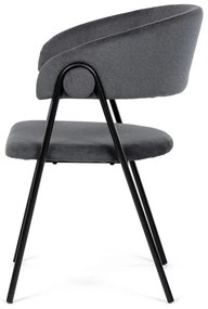 Szürke Bársony Étkezőszék. DCL-X7130 GREY2