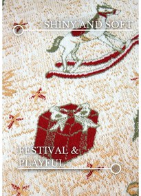 Zöld pamutkeverék futószőnyeg karácsonyi mintával 80x200 cm Toy's Delight Green Christmas – Villeroy&amp;Boch