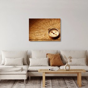 Kép - Iránytű (üvegen) (70x50 cm)