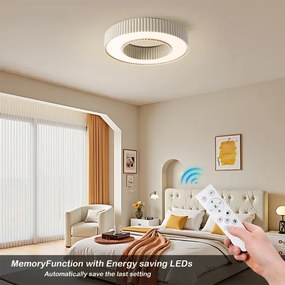 Brilagi - LED dimmelhető mennyezeti lámpa LUMIX LED/48W/230V 3000-6000K bézs színű, átmérő 50 cm + távirányító