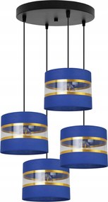 Mennyezeti Függőlámpa Csillár Glamour Lámpabúra Arany A Nappali Asztal Felett