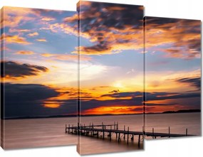 Vászonkép 90x70 Nyugati tó móló