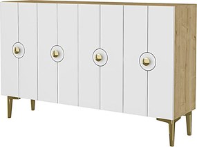 Enlem 120 - Sapphire Oak, White