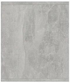 betonszürke könyv-/TV-szekrény 143 x 30 x 36 cm