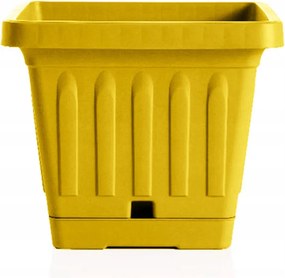 Bama Terra virágcserép 20 x 20, sárga