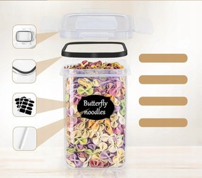 Élelmiszer Tároló Dobozok Műanyag Légmentesen Záródó Dobozok 16db