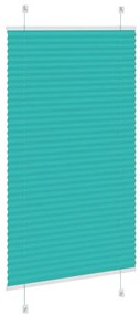pliszírozott redőny Benzinzöld 75x100 cm szövetszélesség