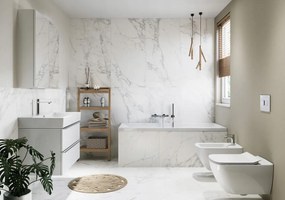 Cersanit Virgo, falra szerelhető kádcsaptelep, króm, S951-561