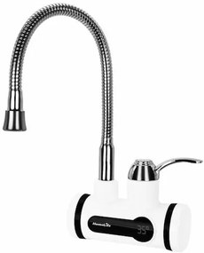 Homelife Digiterm mosogató csaptelep elektromos vízmelegítéssel fehér / króm SDR-10C-3