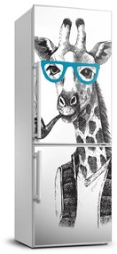 Hűtő matrica Zsiráfok szemüveg FridgeStick-70x190-f-122012386