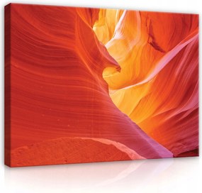 Vászonkép 100x75 Kanyon Antilopok homokkő erózió fény árnyék színek nyugalom