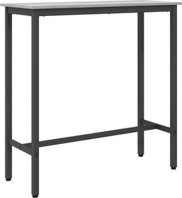 vidaXL asztal Szürke Sonoma 100 x 40 x 100,5 cm Műszaki fa és acél