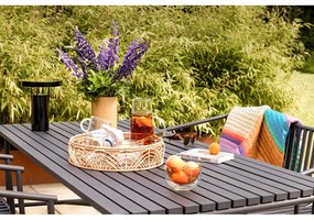 Fekete LED dimmelhető asztali lámpa fém búrával (magasság 28 cm) BringMe – Hübsch