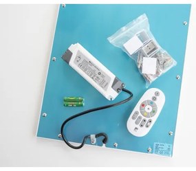 Eglo 32734 - LED RGBW dimmelhető felületre szerelhető panel SALOBRENA-C 34W/230V fehér+ távirányító