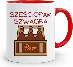 Sógornak Piros Bögre Születésnapi Ajándéknak, fényképes nyomattal