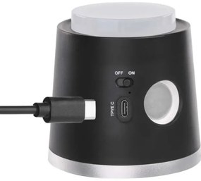 LED Dimmelhető újratölthető asztali lámpa 4in1 LED/6W/3,7V 3000K/4000K/6500K fekete