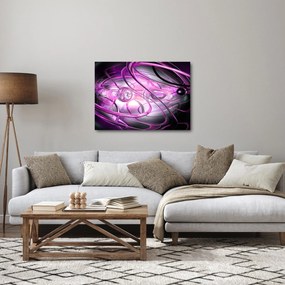 Gyönyörű lila absztrakció képe (70x50 cm)
