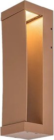 RÁBALUX 77068 BRADU Modern Kültéri Fali Lámpa Barna IP44