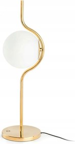 Faro Le Vita arany asztali lámpa, érintésvezérlésű, fényerő-szabályozható, Led 7W