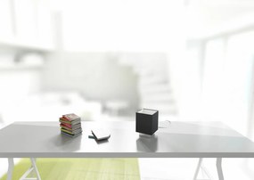 RENDL MONACO asztali lámpa fekete króm 230V LED E27 15W